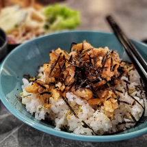 (F10) Salmon Ochasuke (Tea rice with salmon flakes) - RM20