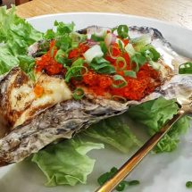 Grill Harima Oyster with Toibiko mayo - RM 29